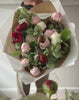 Blush and Burgundy Peony Bouquet